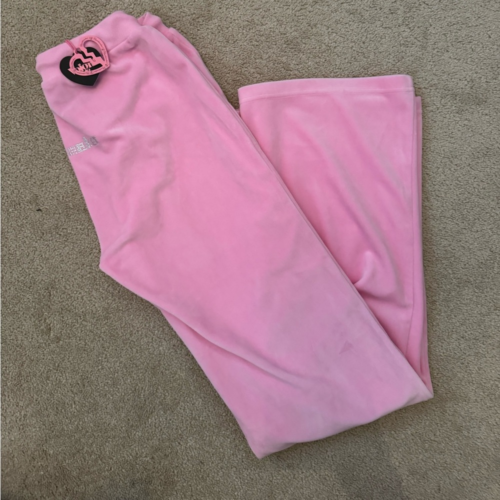 Voight NWT Pink Velour Pants